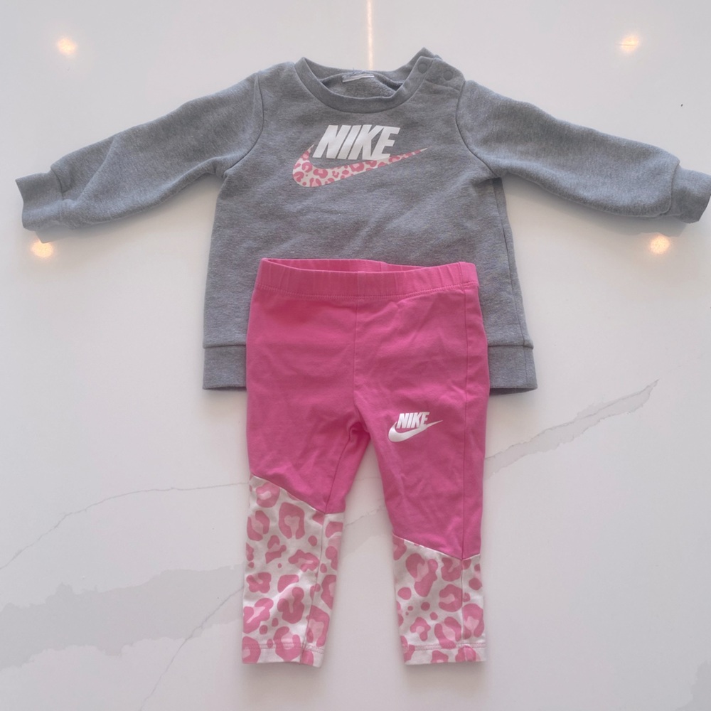 Nike 12m sweater and legging set